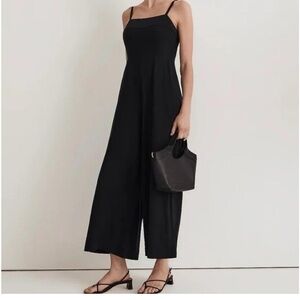 Madewell Black Wide-Leg Jumpsuit